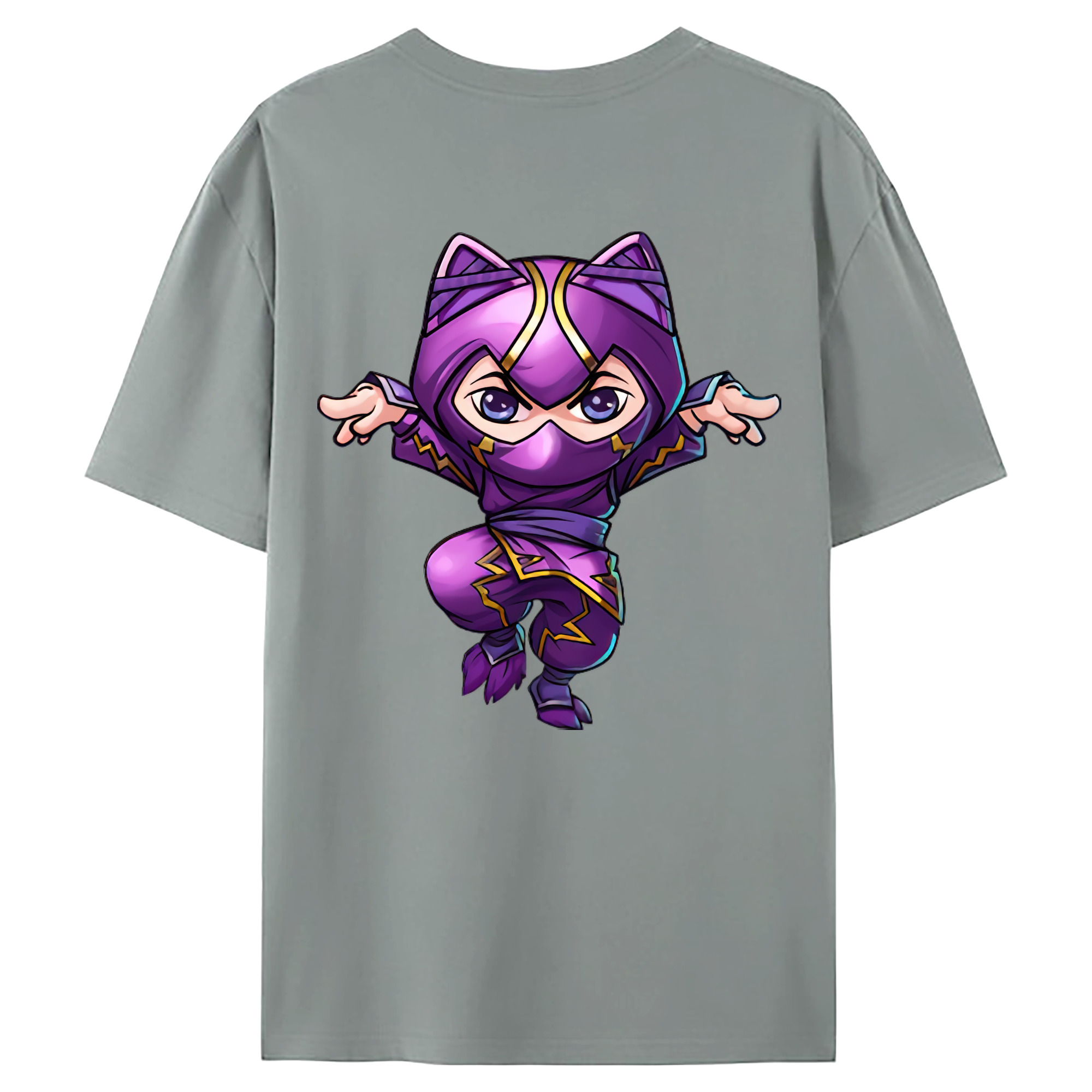 （画像用） リーグ・オブ・レジェンド League of Legends LOL 綿100％ メンズ半袖Tシャツ（バックプリント） 通気性